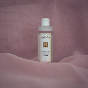 Micellar water based on orange blossom hydrosol, cornflower floral water and organic argan extract
